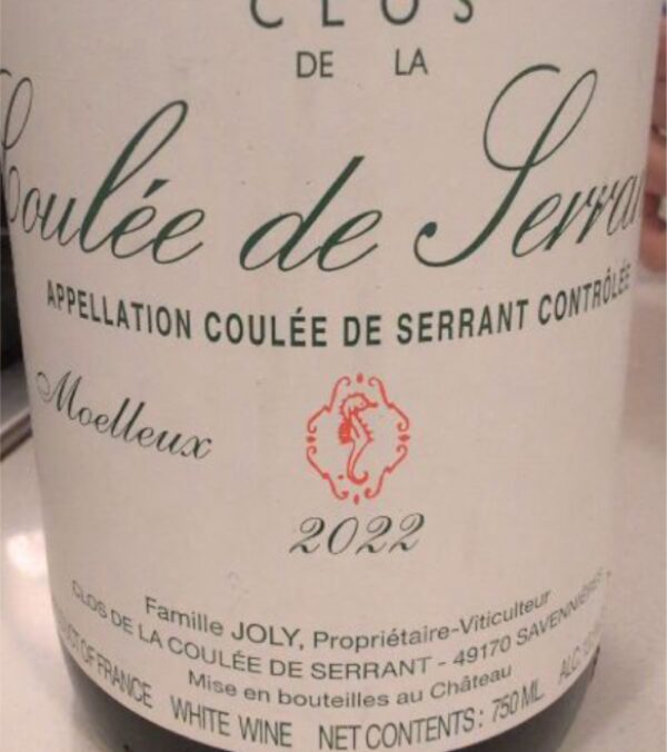 Clos de la Coulée de Serrant wine label