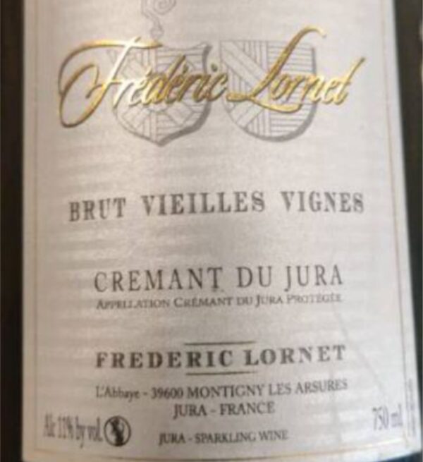 Frederic Lornet Cremant du Jura wine label